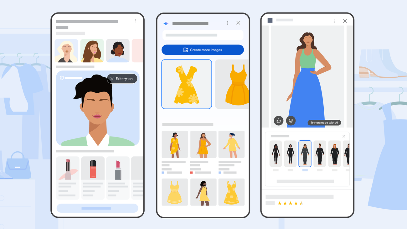 Vision match, try on beauty looks and more